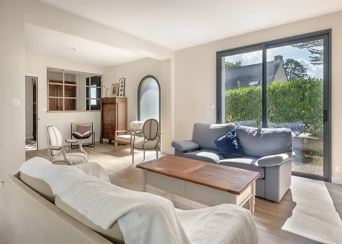 A 300m Des Plages, Maison Pour 9 Adultes 펜션 Mesquer